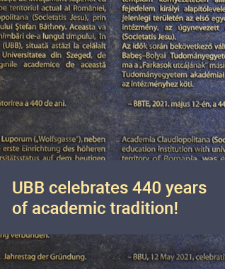 UBB celebrates 440 years of academic tradition!