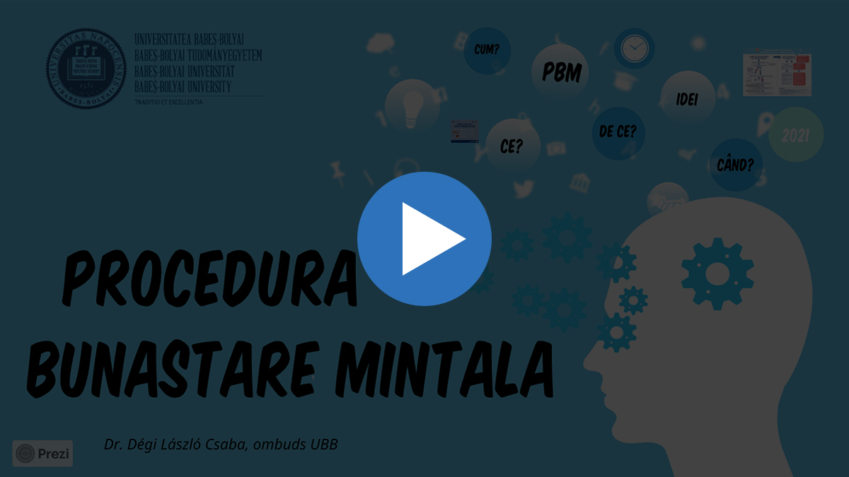 Procedura de bunastare mintala UBB